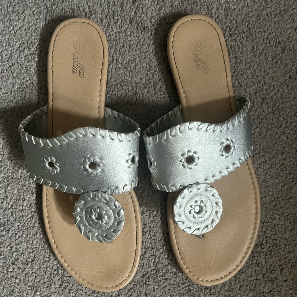 Silver Women's Sandals